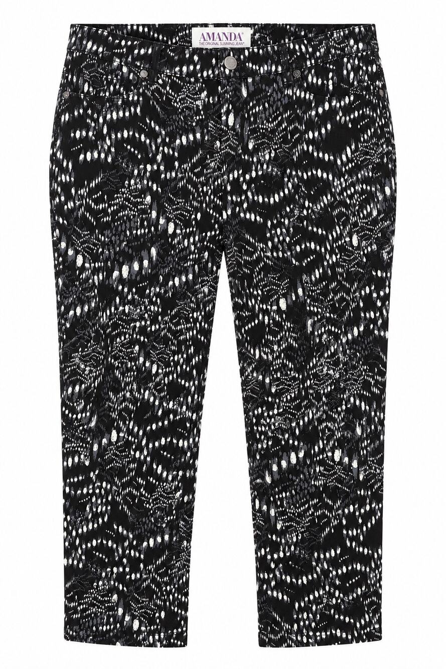 Gloria Vanderbilt Amanda Black & White Print Pants – Size 18 Short – NWT